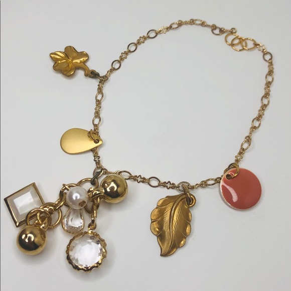 Gold Charm Bracelet - Picture 1 of 9